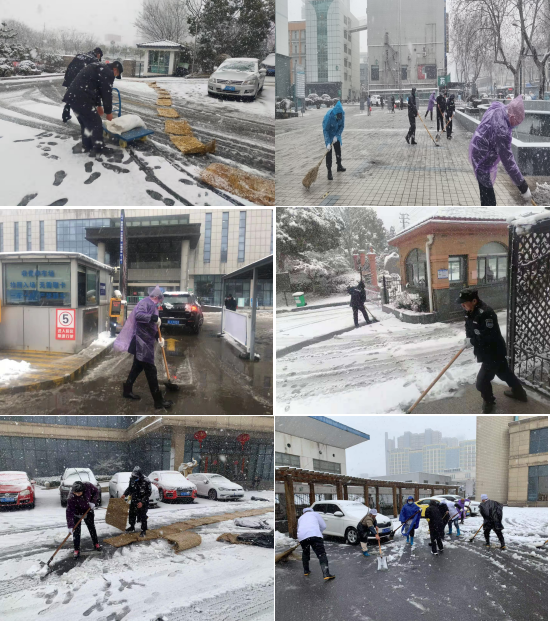 瑞雪致祥開門吉 除雪保暢暖人心